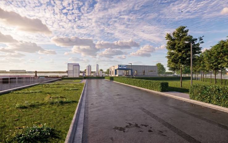 Unité de lavage fluviale, bureaux et entrepôt — Le Havre (2024)