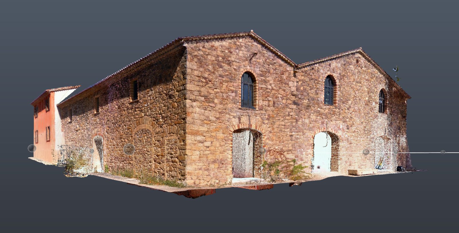 Château Reva — relevé extérieur